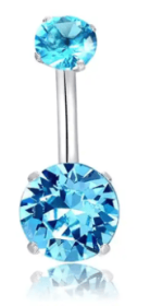Belly Button (Option: Blue)